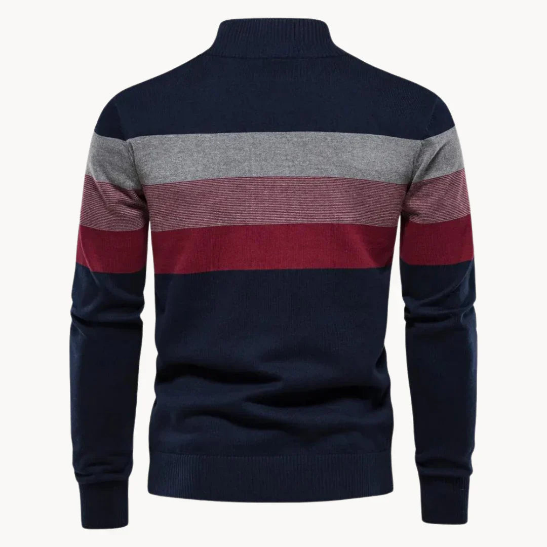 BURK QUARTER ZIP SWEATER