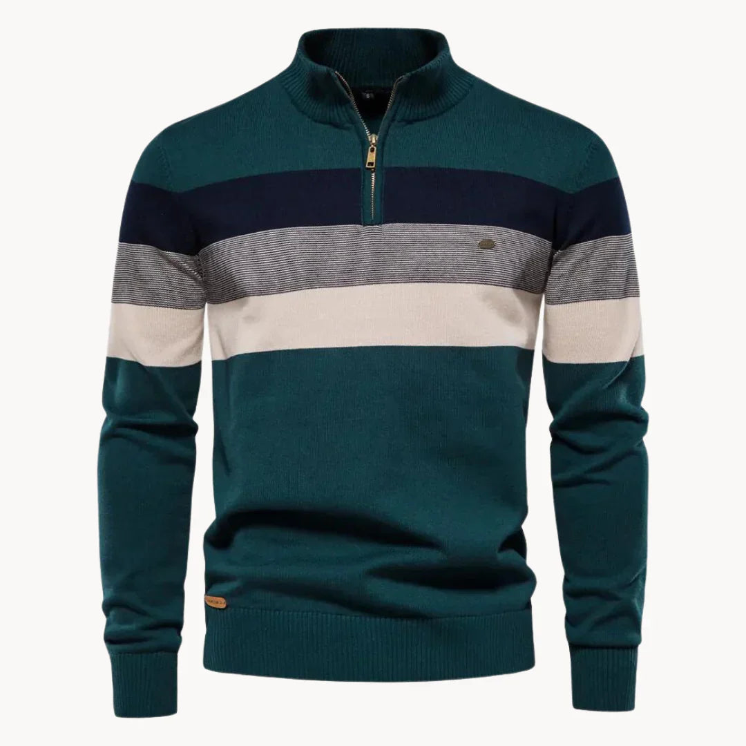 BURK QUARTER ZIP SWEATER