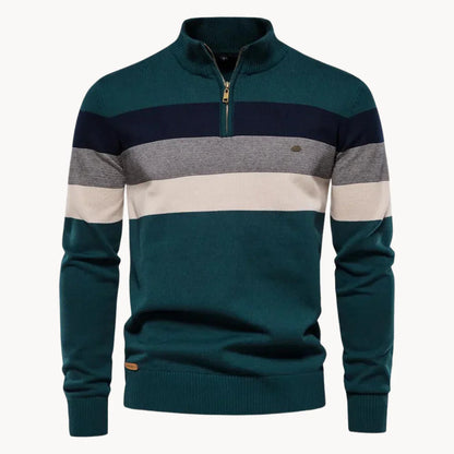 BURK QUARTER ZIP SWEATER
