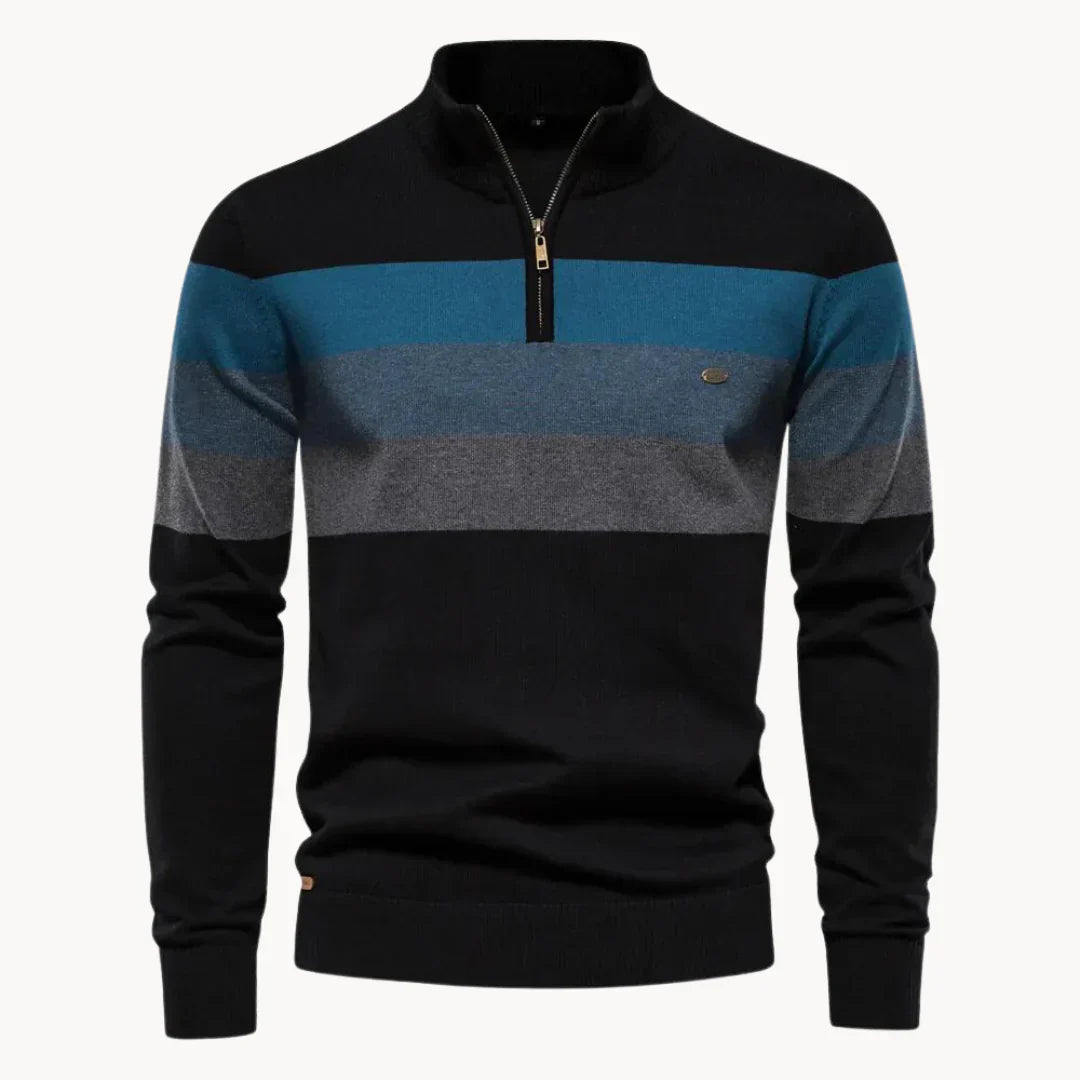 BURK QUARTER ZIP SWEATER