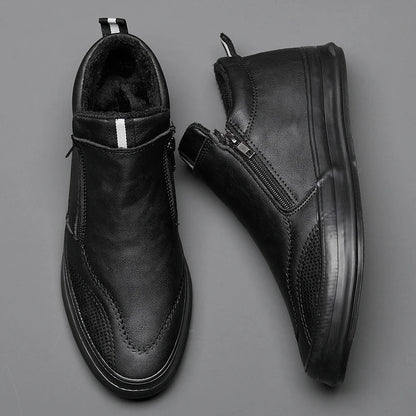 BROOKS LEATHER SNEAKERS