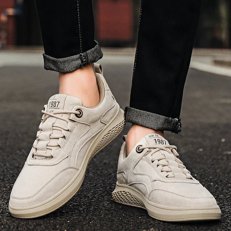 Valentio Genuine Suede Leather Sneaker
