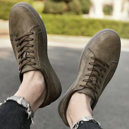 D'Amico Genuine Leather Sneaker