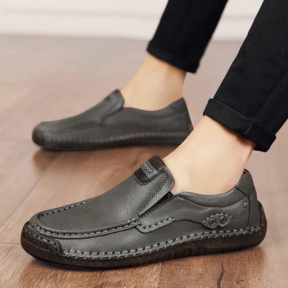 Romano Genuine Leather Slip-On Shoe
