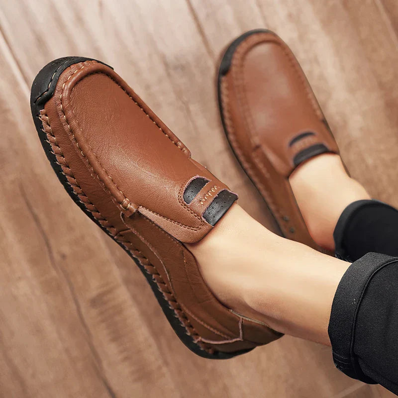 Romano Genuine Leather Slip-On Shoe